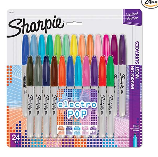 Sharpie permanent marker felt tip set