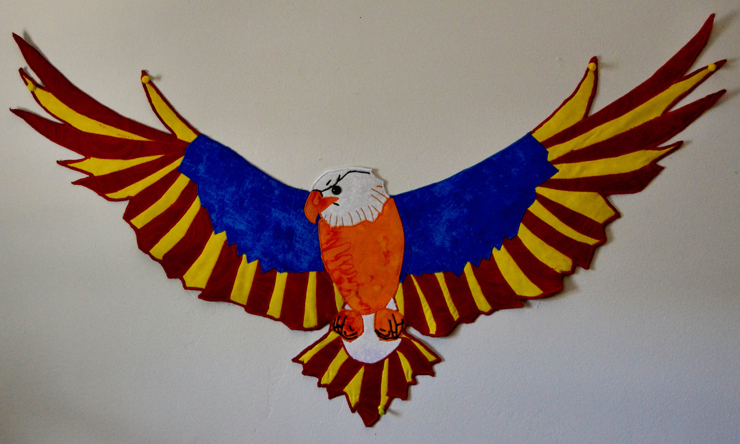 tekst Neuropati under Arizona Flight - Bald-Eagle Shaped Arizona Flag Wall Hanging