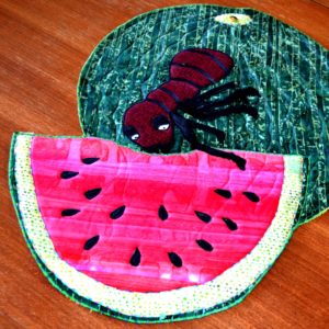 ant on a watermelon summer picnic crasher