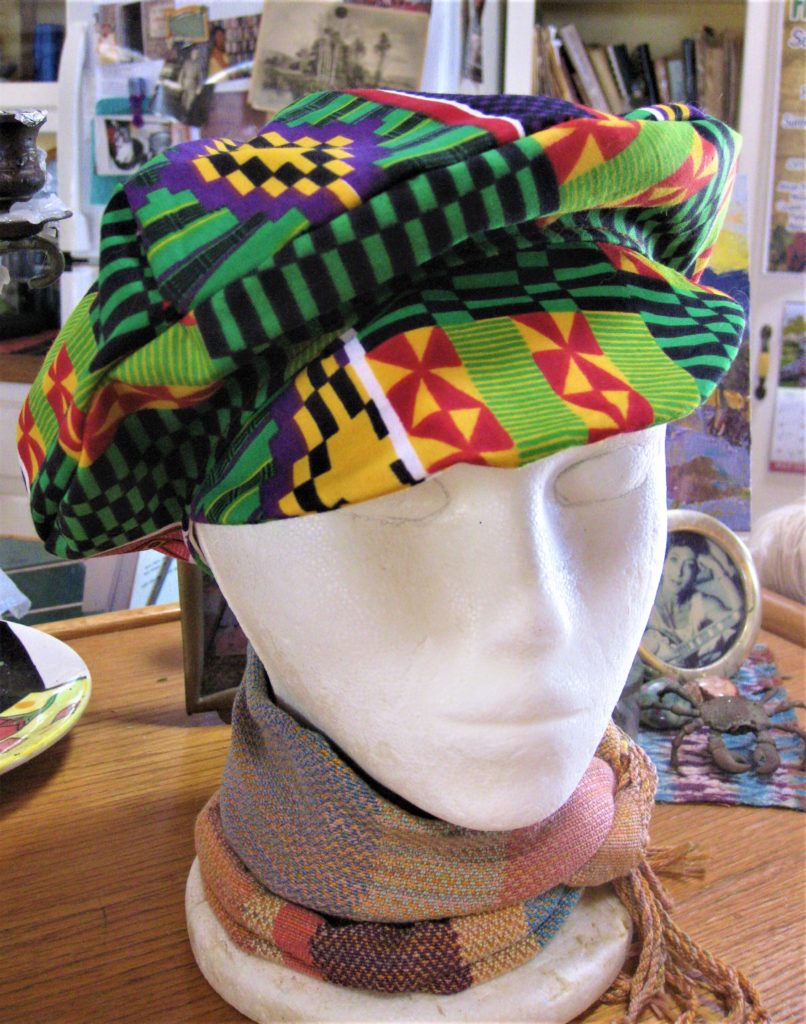 Woven boho cap