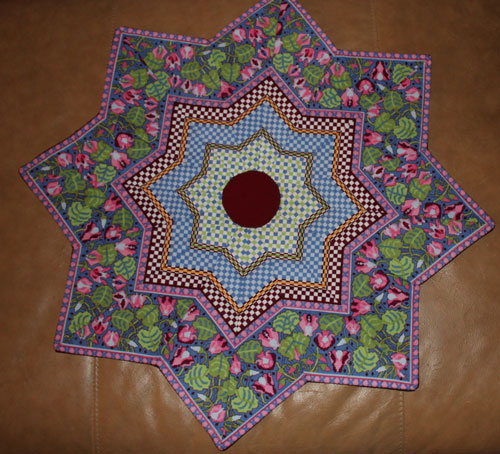 Complicated star topper - cross stich design