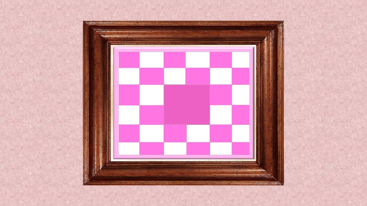Memory of a quilted hope - framed pink and white baby quilt