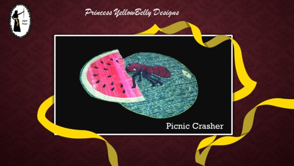 Princess YellowBelly Designs cover of picnic crasher printed pattern