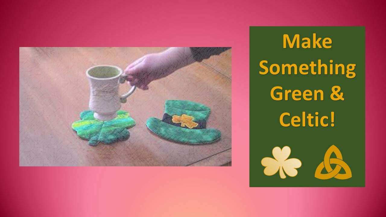 Make Something green & Celtic for St. Patrick's Day - Artist Challenge